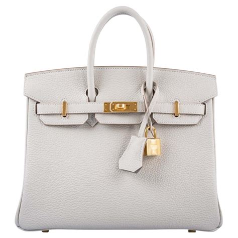 hermes birkin gris pale|Hermes togo Birkin 25.